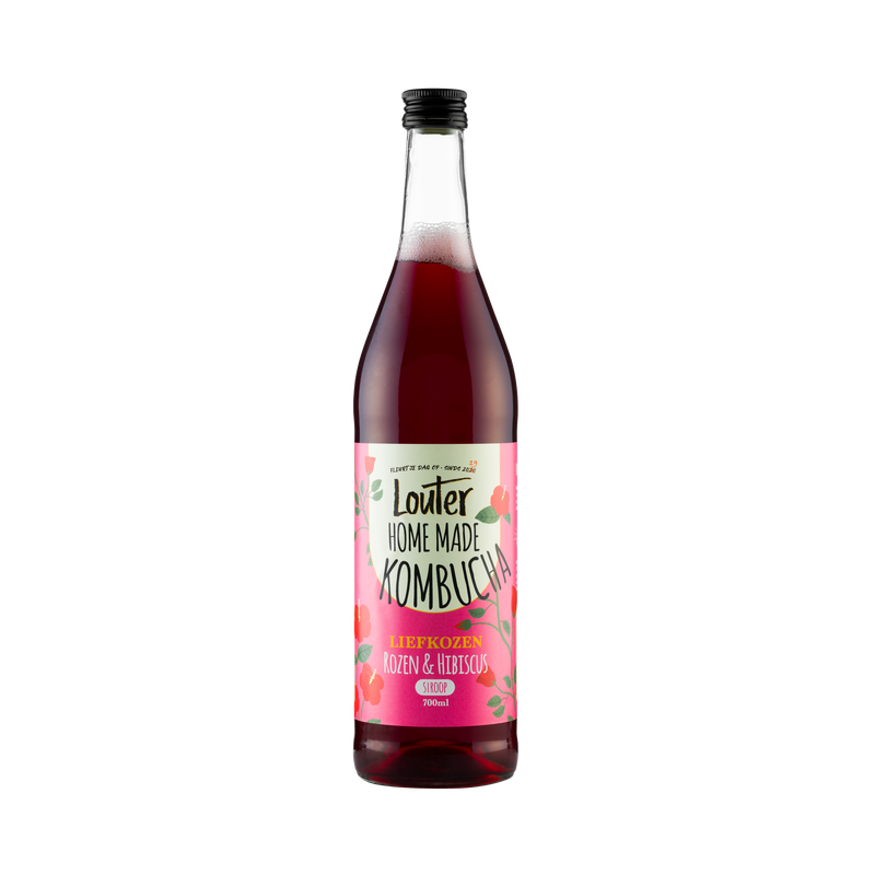 Louter Kombucha Rozen & Hibiscus